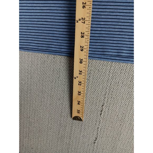 Polo Ralph Lauren Polo Shirt Mens XXL Blue Striped Classic Fit Summer Preppy - Picture 10 of 11